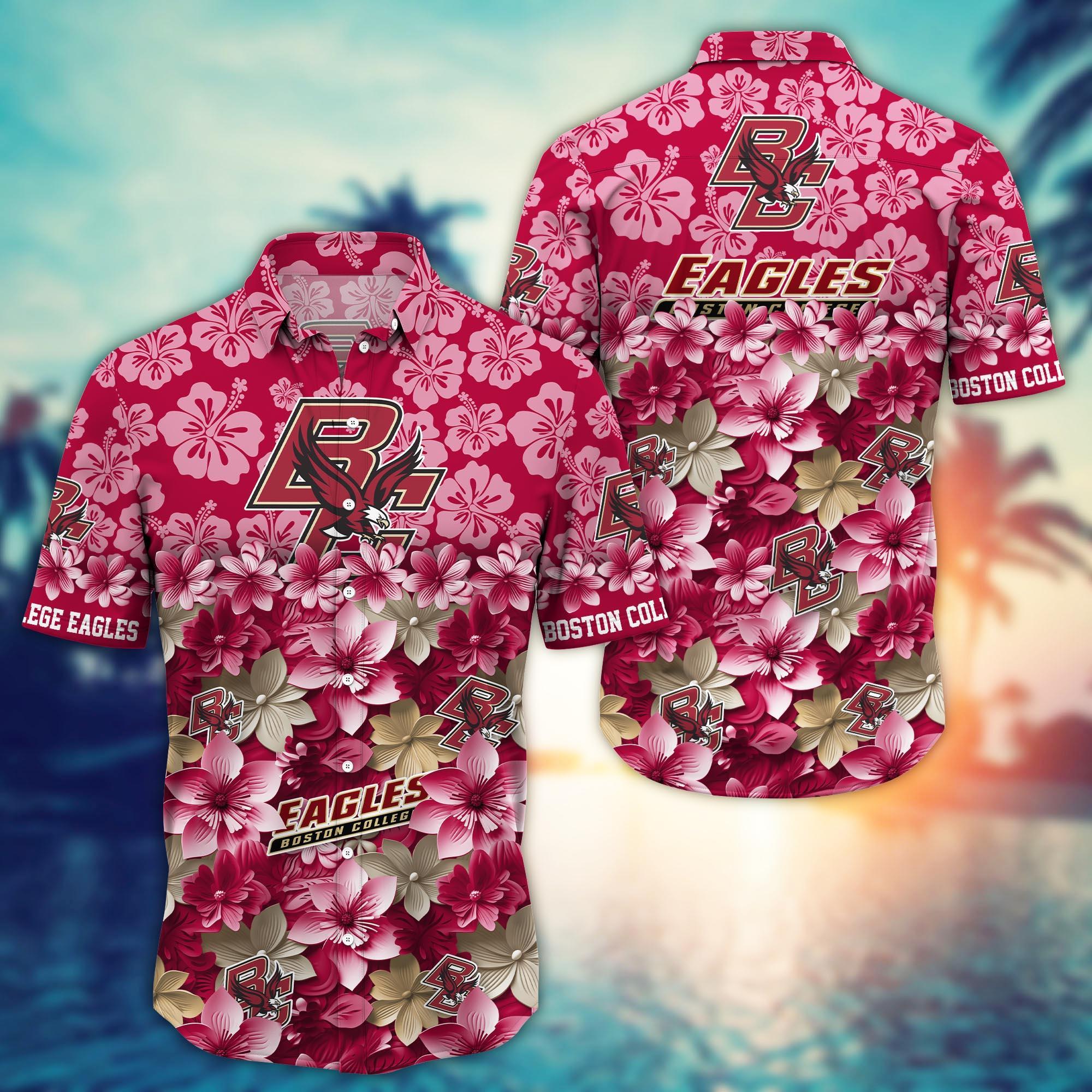 Boston College Eagles NCAA Hawaiian Shirt Gift For Fan