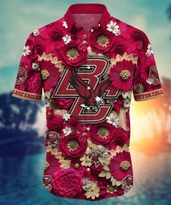 Boston College Eagles NCAA Hawaiian Shirt for This Summer Customize Shirt Any Team
