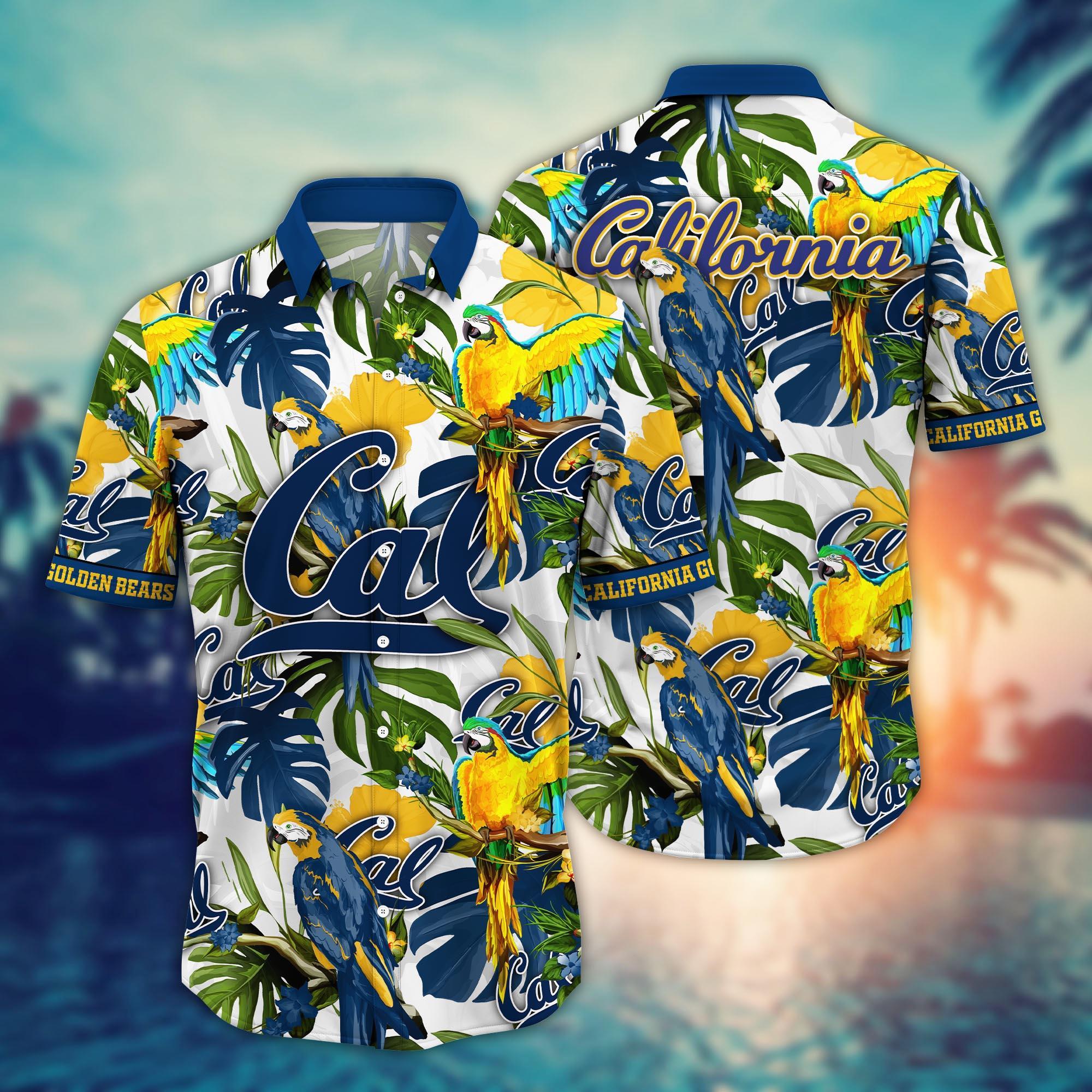 California Golden Bears NCAA Flower Hawaii Shirt For Fans Ver 1