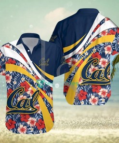 California Golden Bears NCAA Hibiscus Tropical Flower Hawaiian Shirt - Perfect for Summer