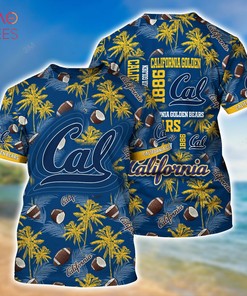 California Golden Bears NCAA3 Hawaiian Shirt & Shorts for Sports Fans