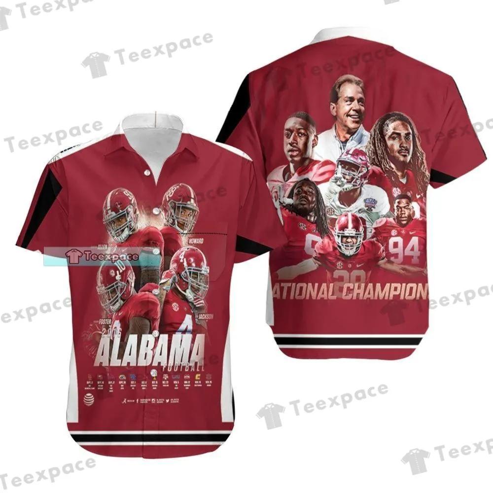 Celebrate Alabama Crimson Tide Legends with Lengends Champions Hawaiian Shirt