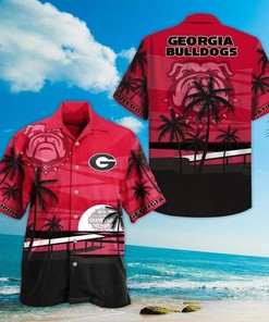 Champions UGA Hawaiian Shirt - Valentine's Gift For Football Lovers From Georgia Bulldogs 