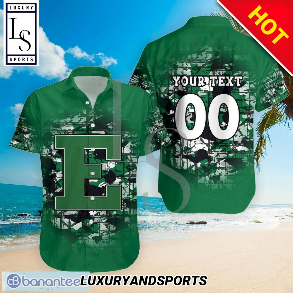 Chippewas Camo Hawaiian Shirt for Eastern Michigan Eagles Fans