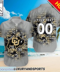 Chippewas Camouflage Hawaiian Shirt for Colorado Buffaloes Fans