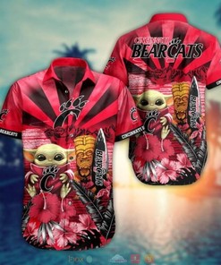 Cincinnati Bearcats Baby Yoda NCAA Hawaiian Shirt and Shorts - Fun and Creative Gift 