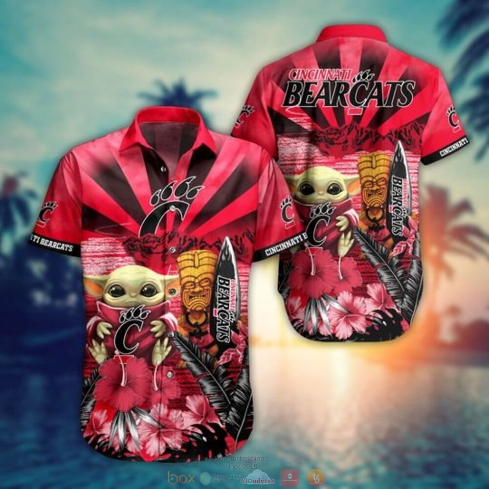 Cincinnati Bearcats Baby Yoda NCAA Hawaiian Shirt and Shorts - Fun and Creative Gift
