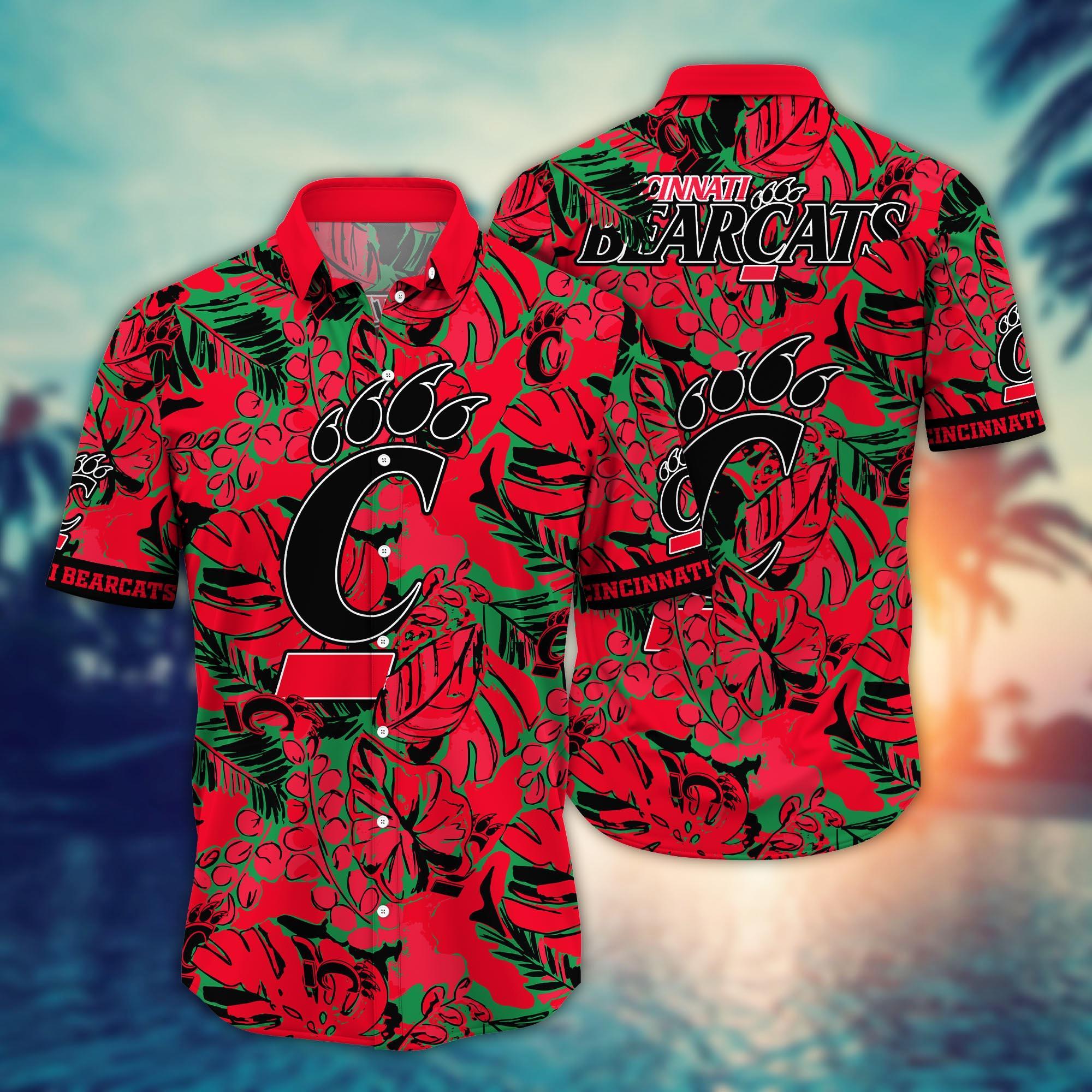 Cincinnati Bearcats NCAA Flower Hawaii Shirt For Fans Ver 13