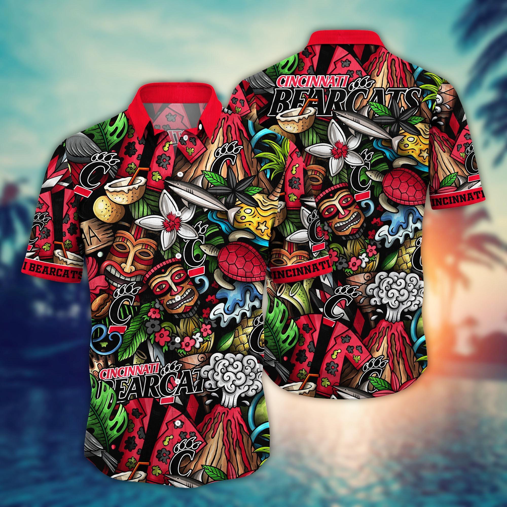 Cincinnati Bearcats NCAA Flower Hawaii Shirt For Fans Ver 16