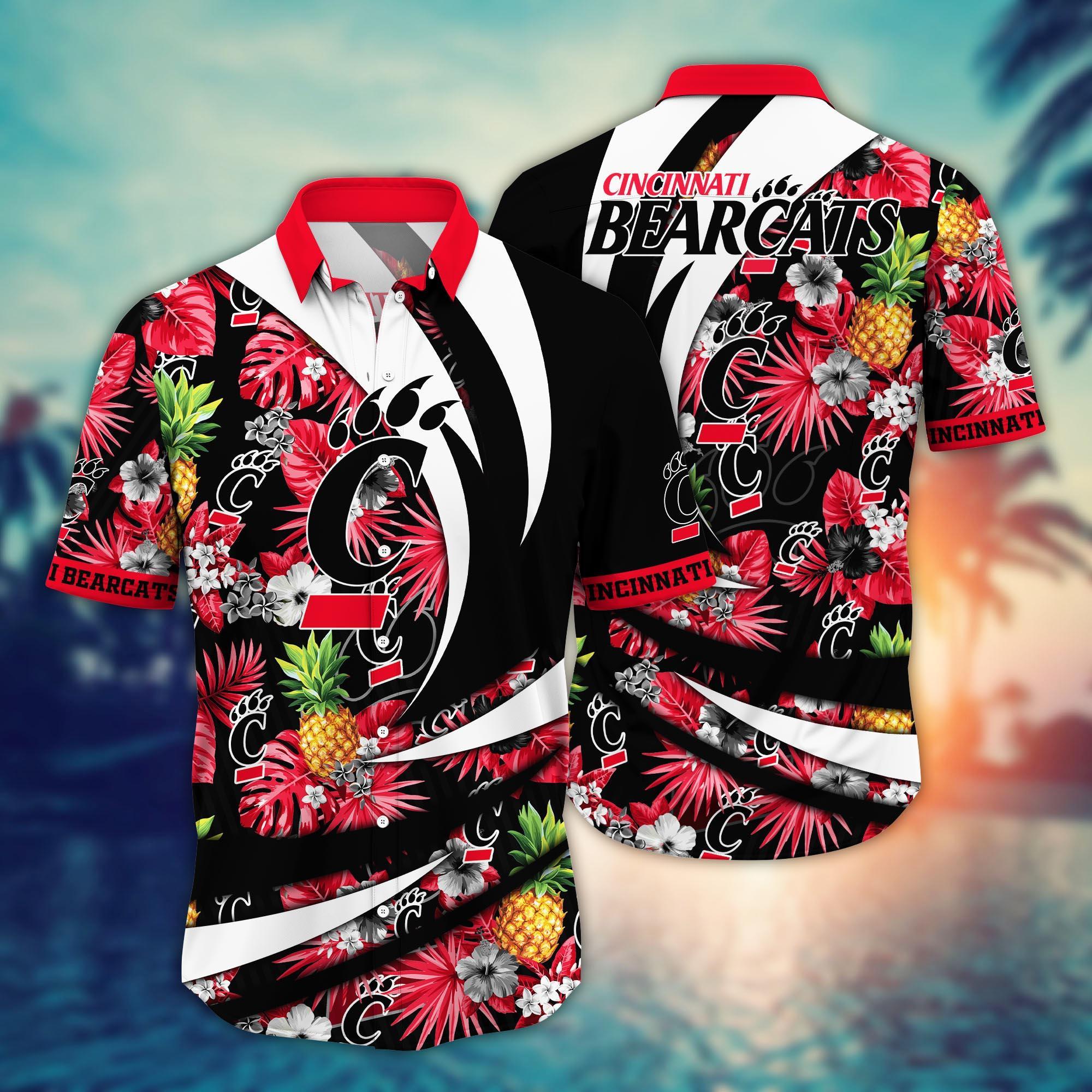 Cincinnati Bearcats NCAA Flower Hawaii Shirt For Fans Ver 18