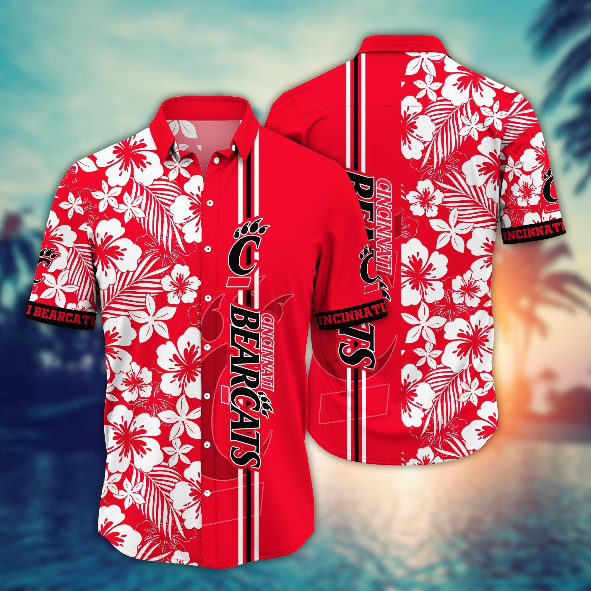 Cincinnati Bearcats NCAA Flower Hawaii Shirt For Fans Ver 27
