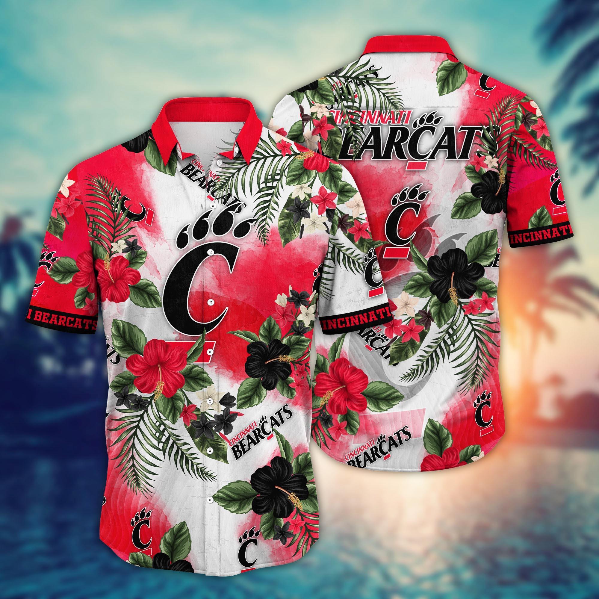 Cincinnati Bearcats NCAA Flower Hawaii Shirt For Fans Ver 29