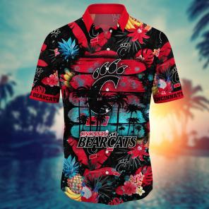 Cincinnati Bearcats NCAA Flower Hawaii Shirt For Fans Ver 34