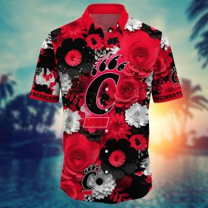 Cincinnati Bearcats NCAA Flower Hawaii Shirt For Fans Ver 35
