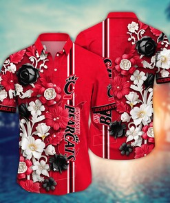 Cincinnati Bearcats NCAA Flower Hawaii Shirt For Fans Ver 37