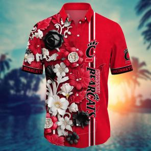 Cincinnati Bearcats NCAA Flower Hawaii Shirt For Fans Ver 37