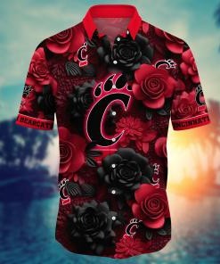 Cincinnati Bearcats NCAA Flower Hawaii Shirt For Fans Ver 4