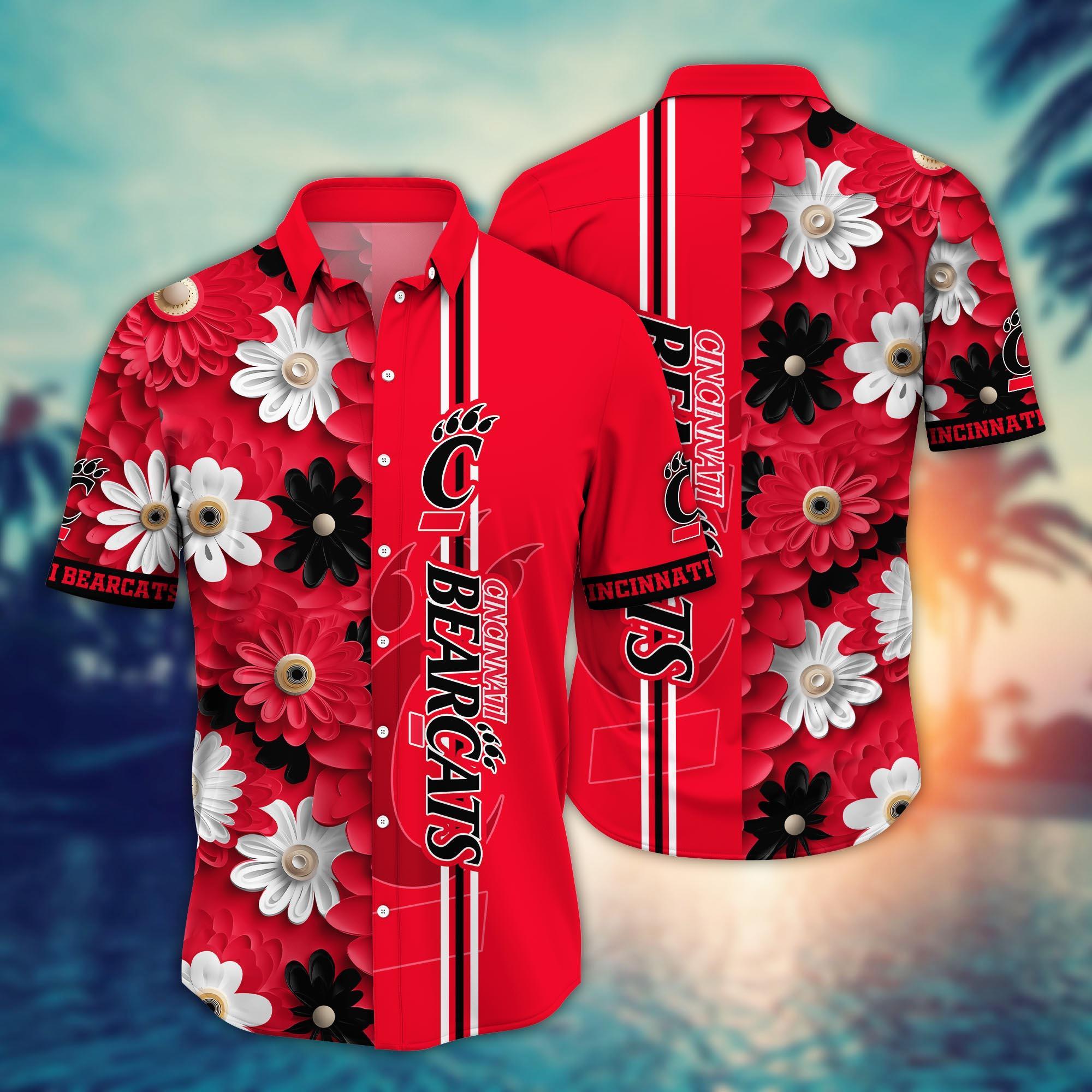 Cincinnati Bearcats NCAA Flower Hawaii Shirt For Fans Ver 5