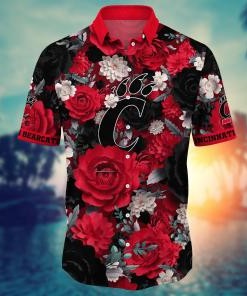 Cincinnati Bearcats NCAA Flower Hawaii Shirt For Fans Ver 8