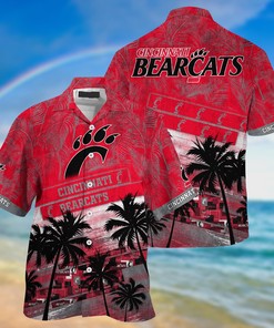 Cincinnati Bearcats NCAA Palm Tree Pattern Hawaii Shirt For Sports Fans
