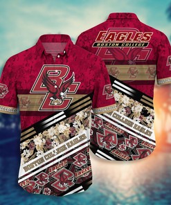 Classic Boston College Eagles Hawaiian Shirt for Fans