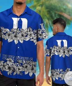 Classic Duke Blue Devils Hawaiian Shirt for Men and Women 