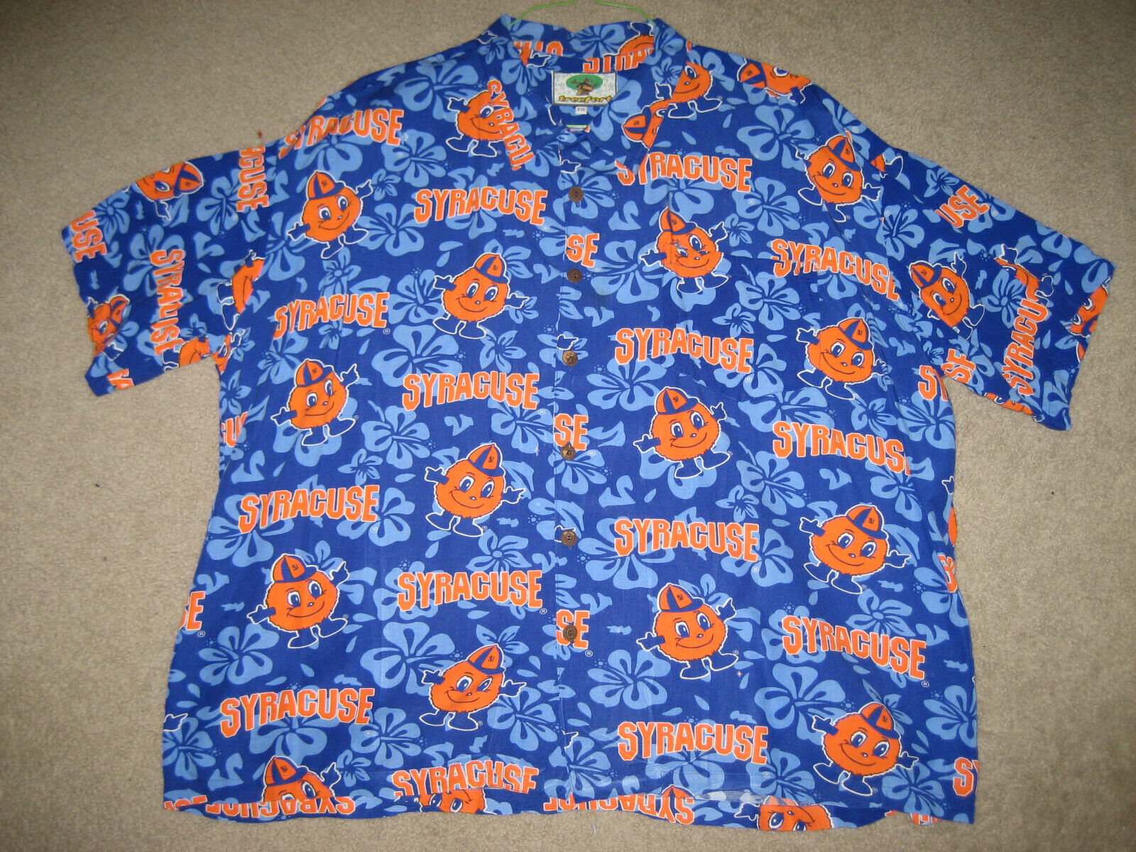 Classic 'Otto The Orange' Hawaiian Shirt for Syracuse University Fans