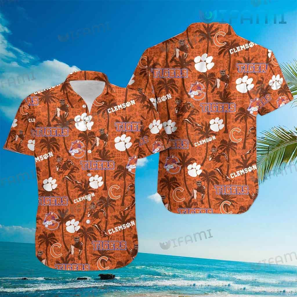 Clemson Tigers Family Football Home Run Hawaiian Shirt - Perfect For Sports Enthusiasts