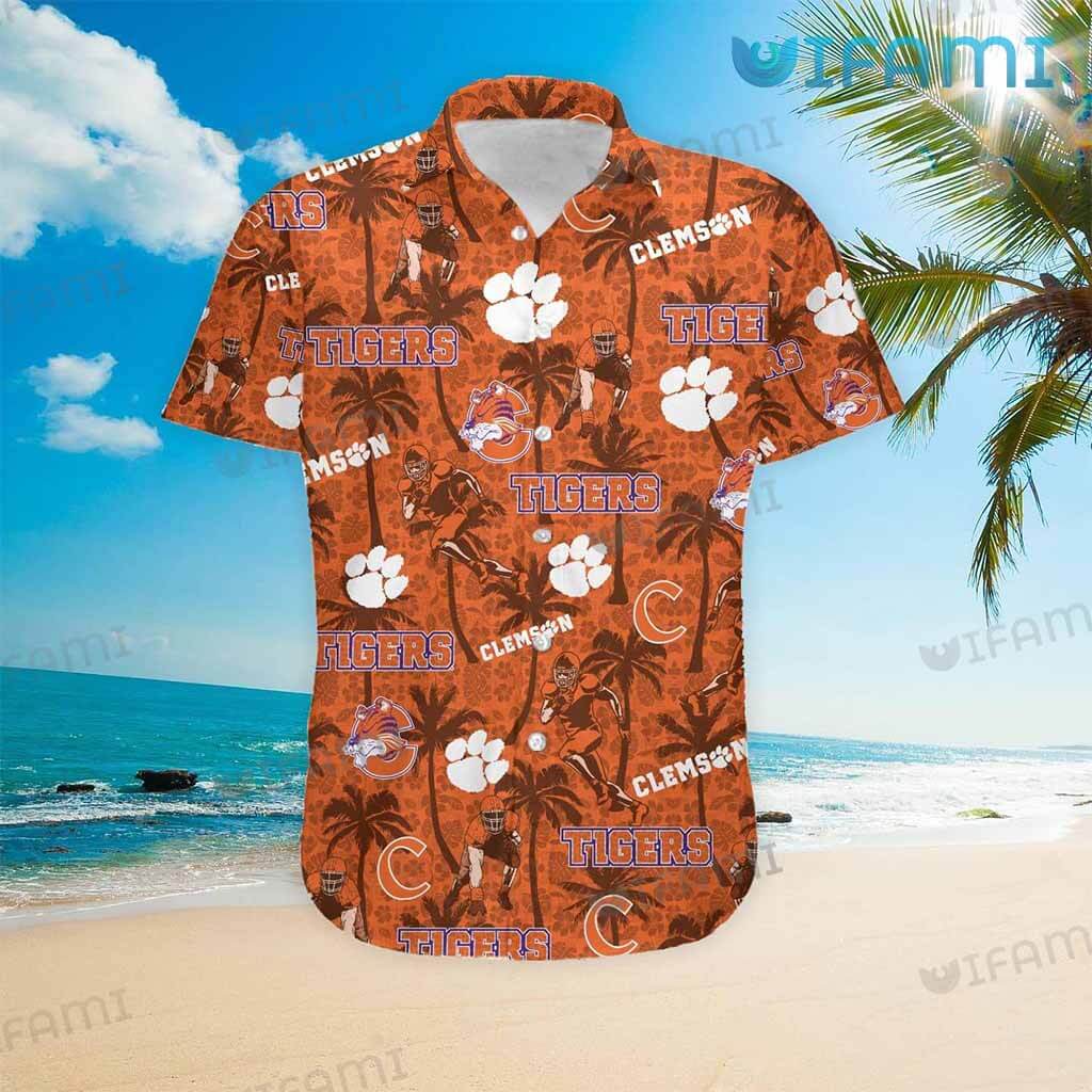 Clemson Tigers Family Football Home Run Hawaiian Shirt - Perfect For Sports Enthusiasts
