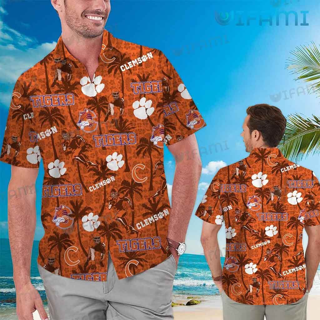 Clemson Tigers Family Football Home Run Hawaiian Shirt - Perfect For Sports Enthusiasts