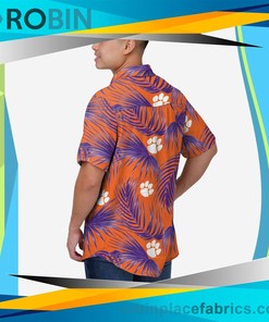 Clemson Tigers Hawaiian Button Up Shirt - Perfect for Fans 