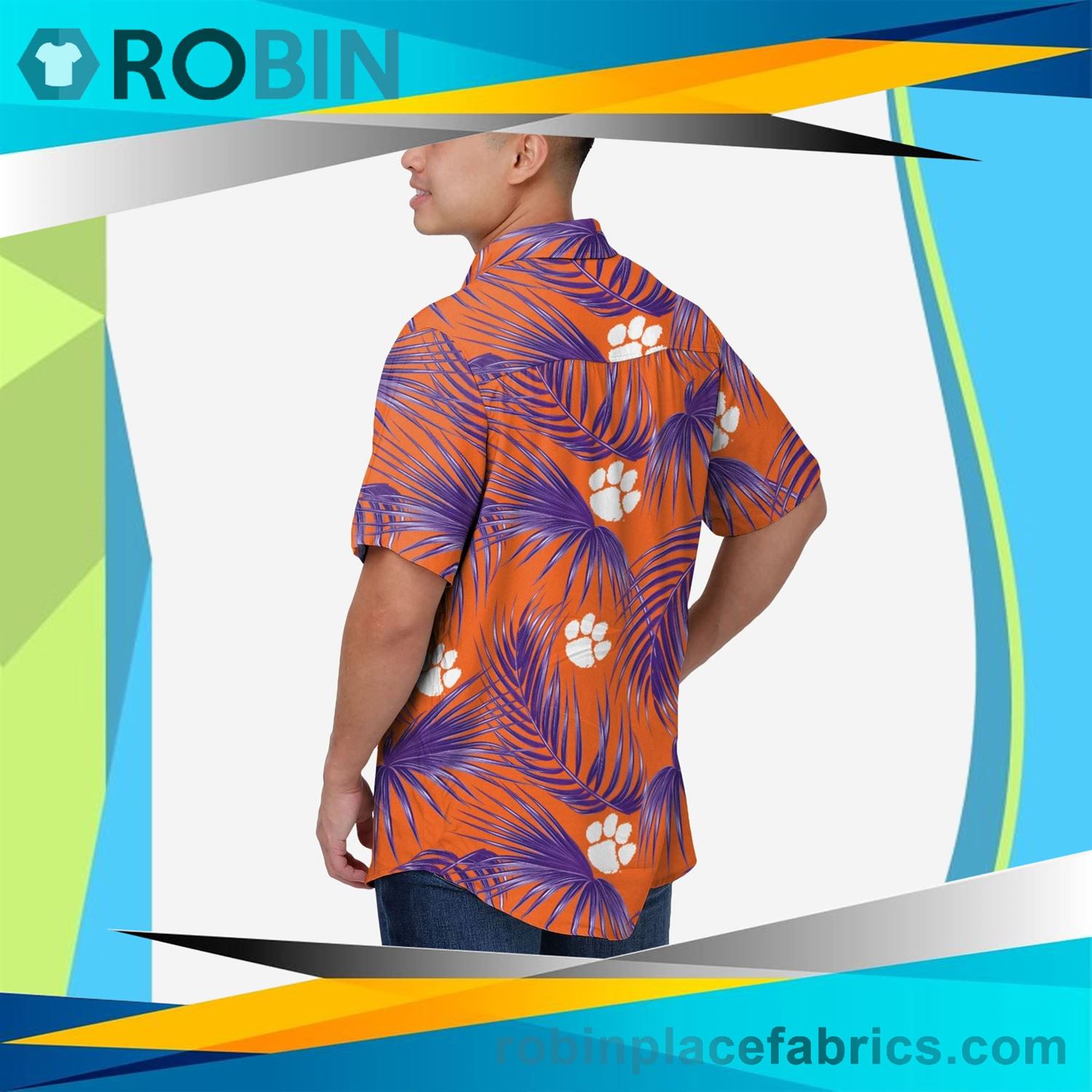 Clemson Tigers Hawaiian Button Up Shirt - Perfect for Fans
