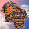 Clemson Tigers Hawaiian Shirt - Stress Blessed Obsessed Clemson Gift