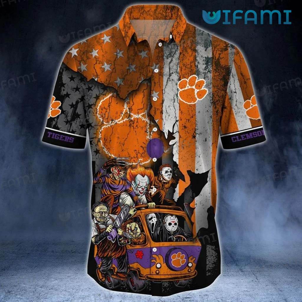 Clemson Tigers Mickey Mouse Hawaiian Shirt - Great Gift For Fans