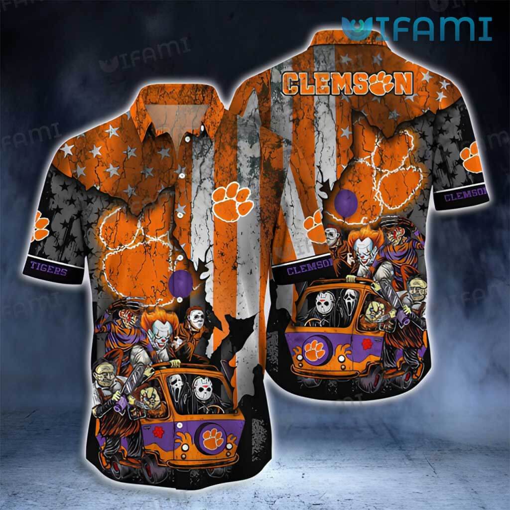 Clemson Tigers Mickey Mouse Hawaiian Shirt - Great Gift For Fans