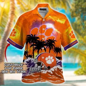 Clemson Tigers NCAA Best Hawaiian Shirt Ever- Customize Any Team Any League