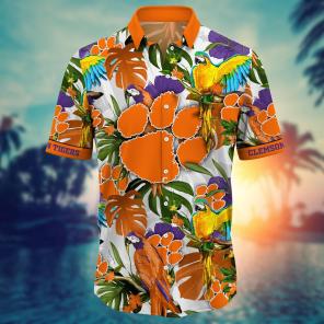 Clemson Tigers NCAA Flower Hawaii Shirt For Fans Ver 11