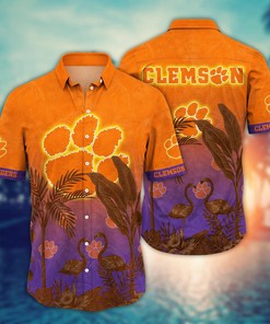 Clemson Tigers NCAA Flower Hawaii Shirt For Fans Ver 13