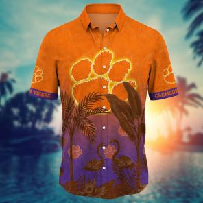 Clemson Tigers NCAA Flower Hawaii Shirt For Fans Ver 13