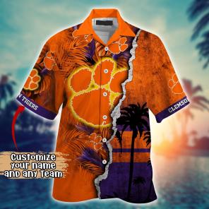 Clemson Tigers NCAA Flower Hawaii Shirt For Fans Ver 14