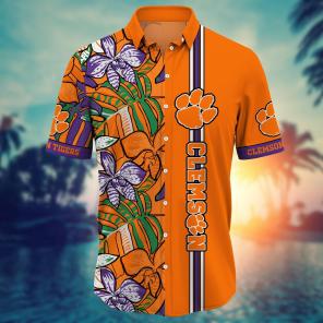 Clemson Tigers NCAA Flower Hawaii Shirt For Fans Ver 17
