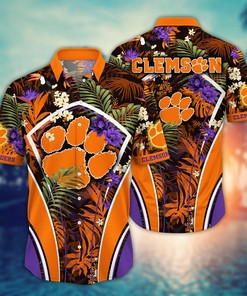 Clemson Tigers NCAA Flower Hawaii Shirt For Fans Ver 18