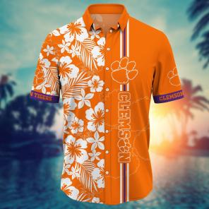 Clemson Tigers NCAA Flower Hawaii Shirt For Fans Ver 19