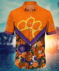 Clemson Tigers NCAA Flower Hawaii Shirt For Fans Ver 20