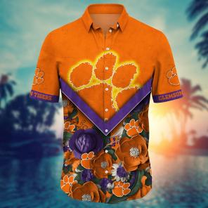 Clemson Tigers NCAA Flower Hawaii Shirt For Fans Ver 20