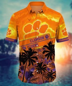 Clemson Tigers NCAA Flower Hawaii Shirt For Fans Ver 22