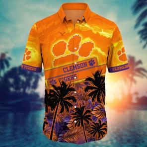 Clemson Tigers NCAA Flower Hawaii Shirt For Fans Ver 22