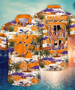 Clemson Tigers NCAA Flower Hawaii Shirt For Fans Ver 23
