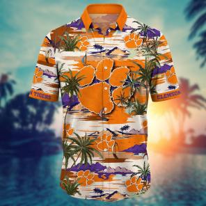 Clemson Tigers NCAA Flower Hawaii Shirt For Fans Ver 23