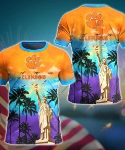 Clemson Tigers NCAA Flower Hawaii Shirt For Fans Ver 25